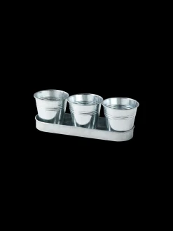 Cache-pots avec plateau
