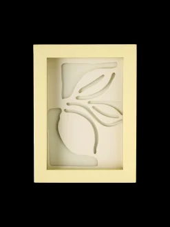 Cadre A6 avec découpe papier citron