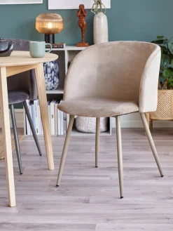 Chaise en velours