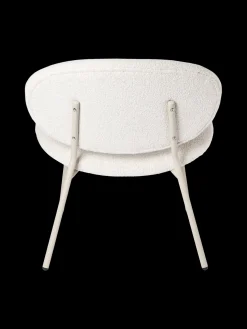 Fauteuil lounge en tissu bouclé