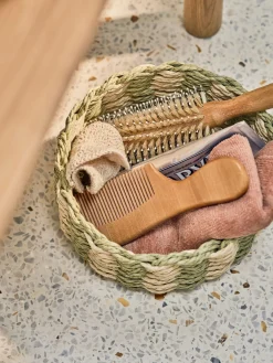 Panier rond tressé