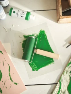 Rouleau à peinture pour linogravure