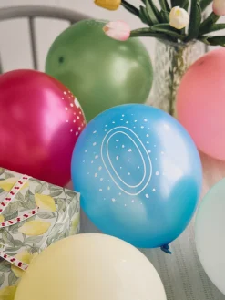 Ballons avec chiffres 0