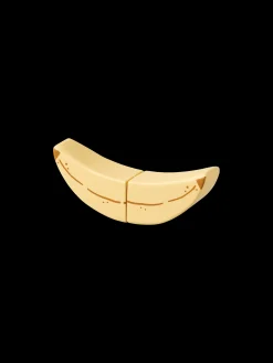 Banane en bois jouet