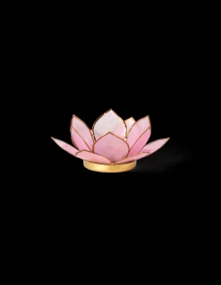 Bougeoir en fleur de lotus