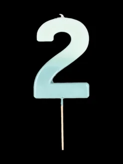 Bougie chiffre 2