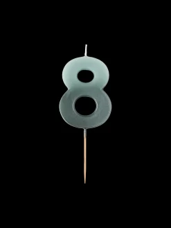 Bougie chiffre 8