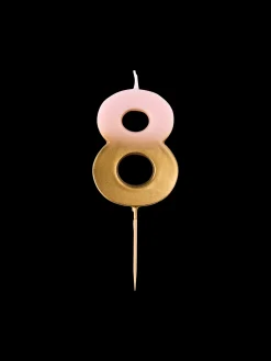 Bougie chiffre 8