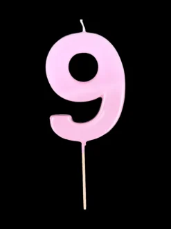 Bougie chiffre 9