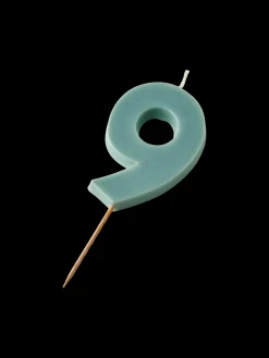 Bougie chiffre 9