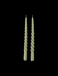 Bougies torsadées 28 cm
