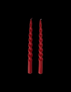 Bougies torsadées 28 cm
