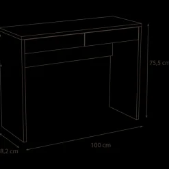 Bureau avec tiroirs