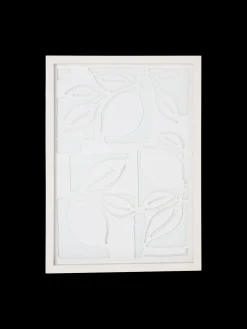 Cadre A3 avec découpe de papier citron