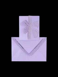 Carte de vœux avec nœud