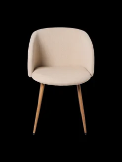 Chaise de salle à manger ANNA avec accoudoirs
