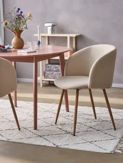 Chaise de salle à manger ANNA avec accoudoirs