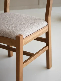 Chaise de salle à manger HARMONY en bouclé