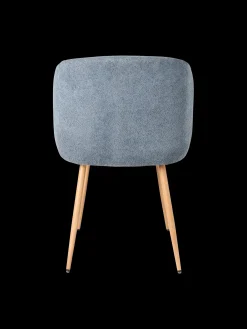 Chaise en tissu bouclette