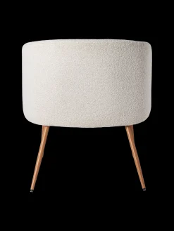 Chaise lounge en tissu bouclé