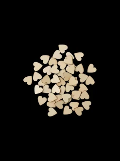 Confettis cœur en bois