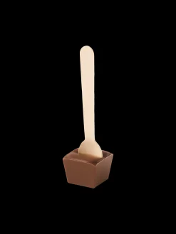 Cuillère de chocolat chaud
