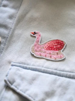 Écusson à coudre avec sequins