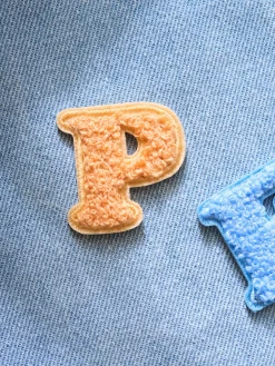 Écusson lettre thermocollant