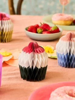 Décoration de table à cupcakes