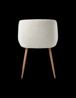 Fauteuil en tissu bouclé