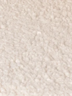 Fauteuil lounge en tissu peluché
