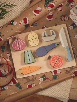 Jouets aliments et couteau