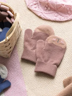 Moufles tricotées pour enfants