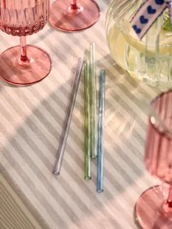 Pailles en plastique réutilisables