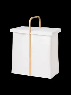 Panier à linge avec deux compartiments