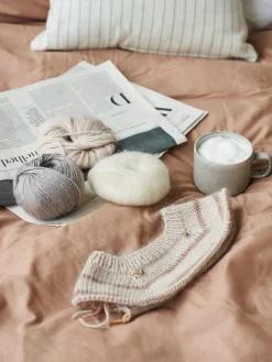 Pelote de laine mélange mohair et nylon