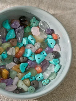 Perles de pierres fines