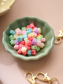 Perles en fleur