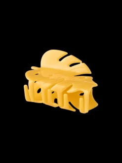 Pince à cheveux ornée d’une feuille