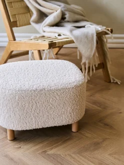 Repose-pieds en tissu tout doux