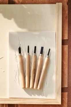 Set de linogravure