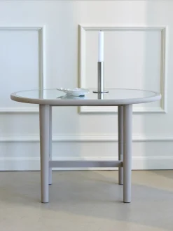 Table d'appoint avec miroir