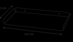 Étagère murale en acier inoxydable