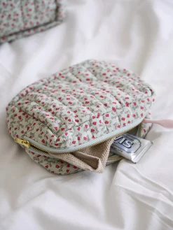Trousse de maquillage matelassée